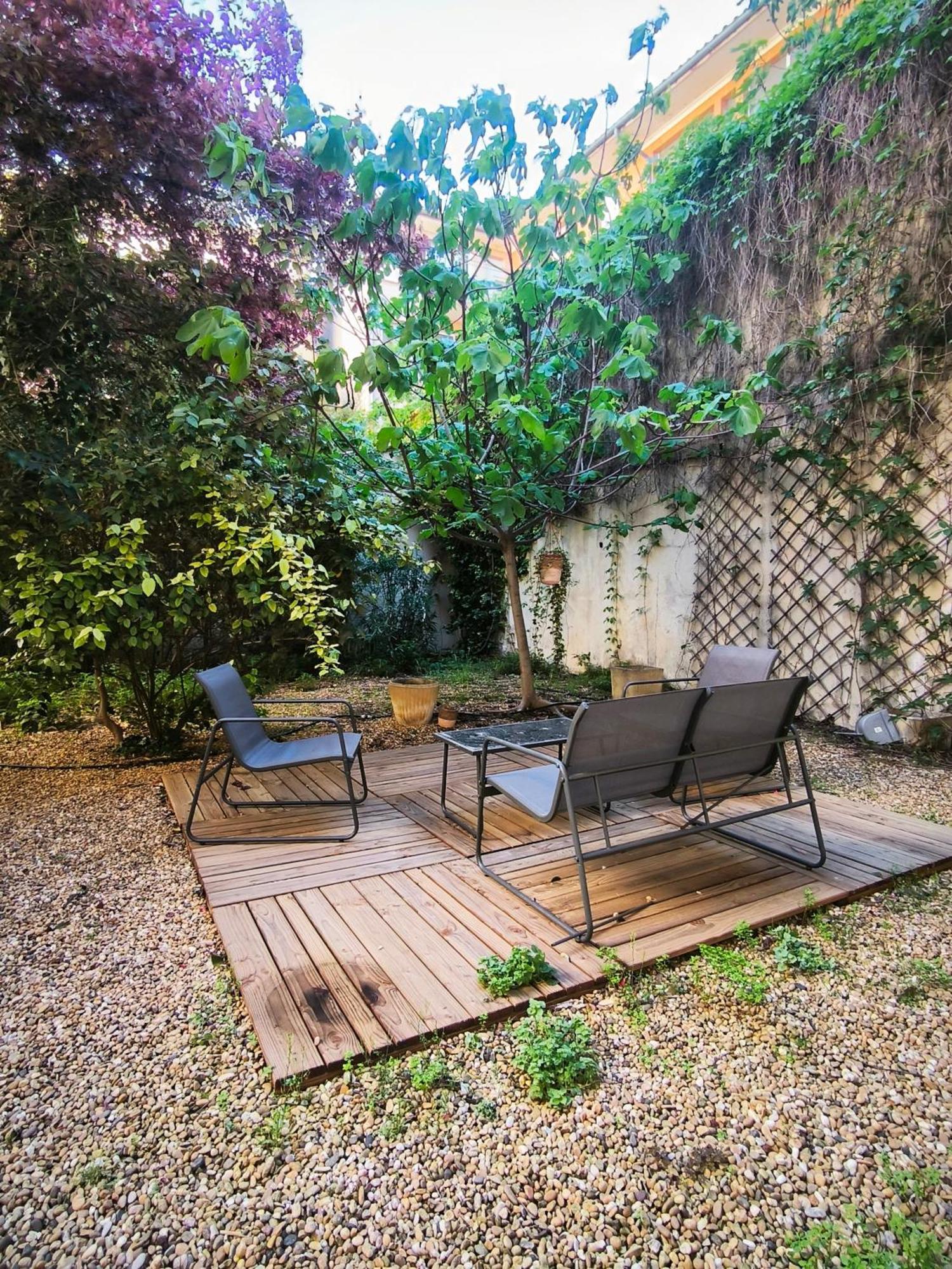 Superbe Appartement Avec Jardin Quart Mazarin Aix-en-Provence Exterior foto